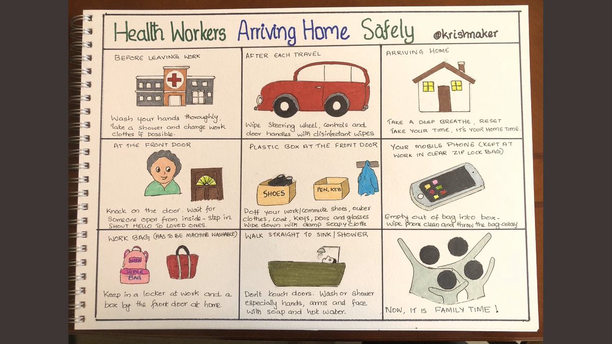 Great advice about staying safe leaving work to go home