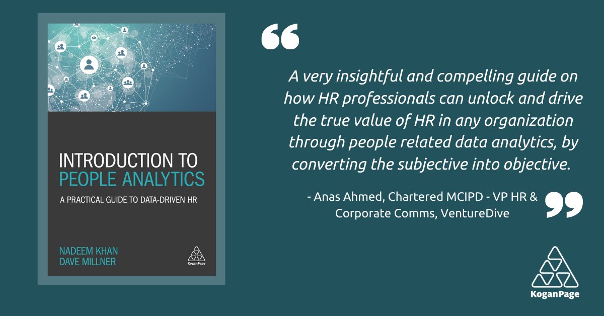 HRCurator's tweet photo. Working from home? Keep #learning! Pre-order "Introduction to #PeopleAnalytics" by Nadeem Khan @Optimizhr &amp; Dave Millner @HRCurator for practical help for #HR to become more data driven &amp; so much more! https://t.co/rYfVyeNR4T #HRAnalytics #HCM Order with code FHR20 for 20% off https://t.co/9l2gfESDGX