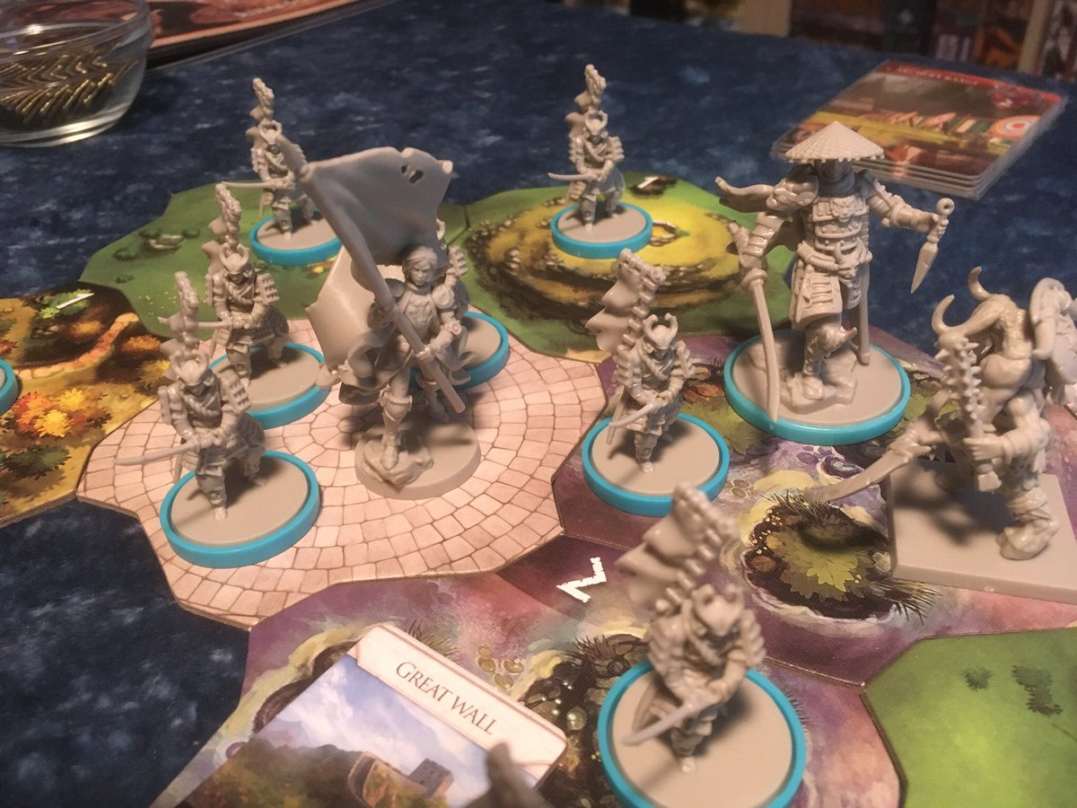 RemassogsRealm's tweet photo. #japan hires #joanofarc in #monumental @funforge . #plainsimple #2player map. #boardgames #tabletopgames #boardgaming #tabletopgaming #civilization #territorybuilding #deckbuilding #miniatures https://t.co/CDK3jHVc1U