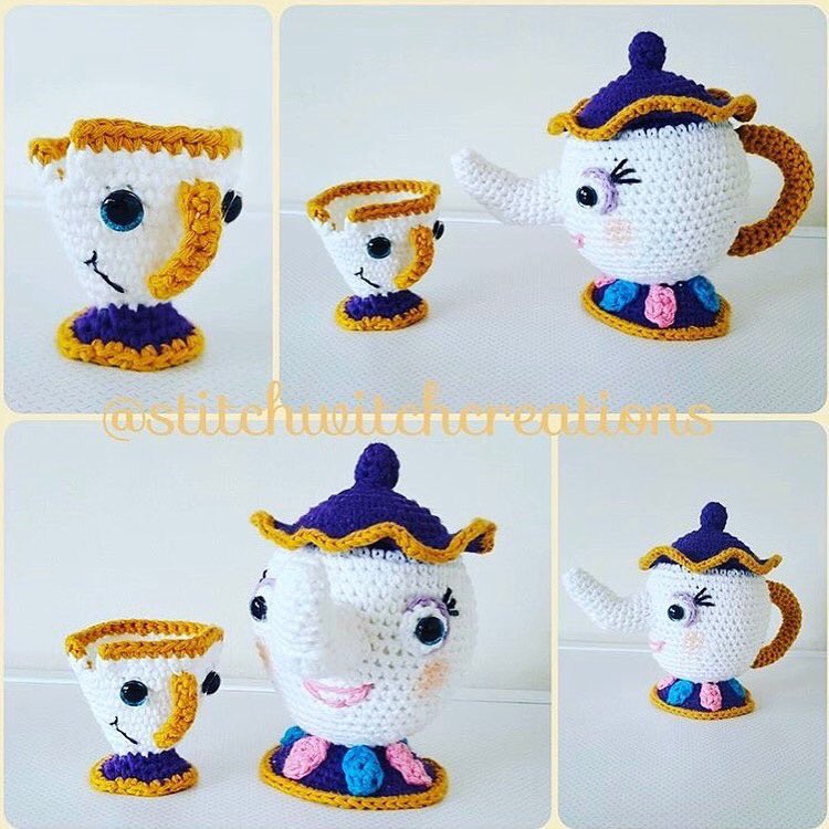 StitchWitch666's tweet photo. **FREE PATTERNS**
Download your free copies🧡🖤
Mr Fork ➡️ https://t.co/RMDInAq7nn
Mrs Potts and Chip ➡️ https://t.co/ox6xpyxrfW
Slowpoke ➡️ https://t.co/YZZ1hUZWmu 

#stitchwitchcreations #mrspottsandchip #toystory4 #pokemon #crochet #Ravelry #crocheting https://t.co/eA8YjvgA7R