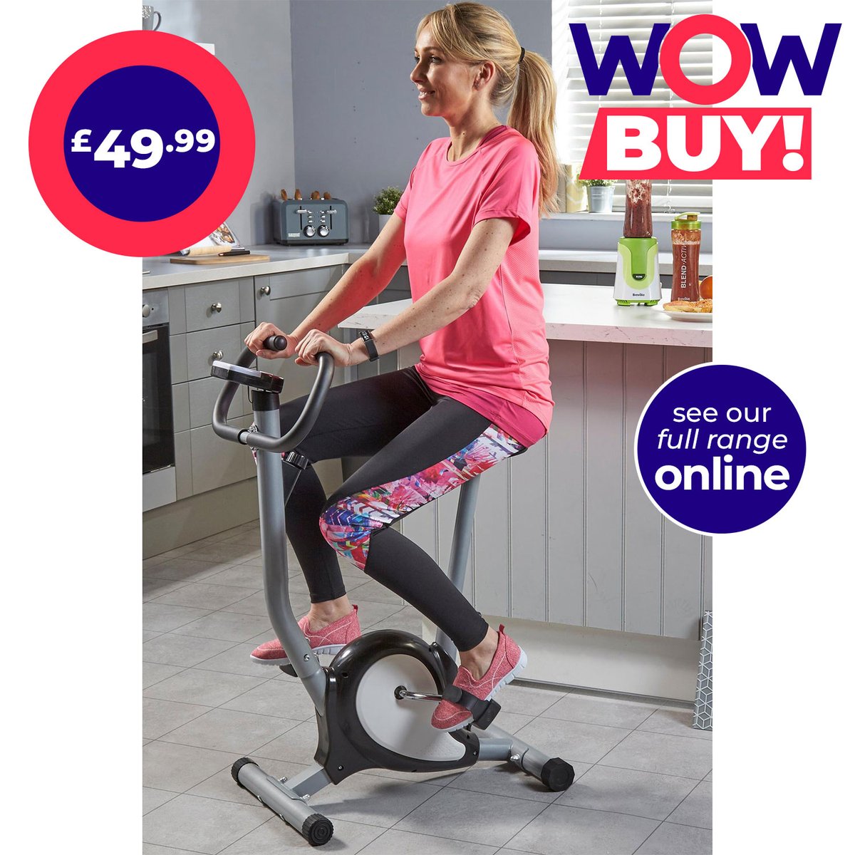 studio_co_uk's tweet photo. WOW BUY!! Keep fit and healthy from home with this amazing value exercise bike for ONLY £49.99!! #WOWBUY #WeDoWOW #WOWForLess #HomeGym #FitFam #ExerciseBike https://t.co/CmD2nQu15w https://t.co/Fb6YbwaFWl