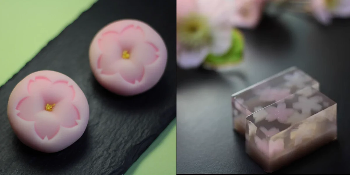お花見気分を味わえる和菓子がかわいい！！！