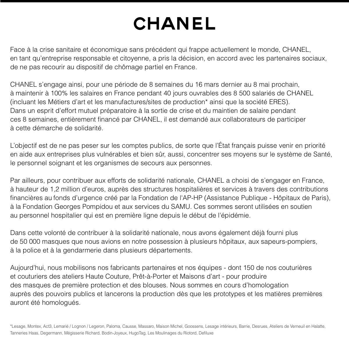 Chanel, c'est un grand « oui ». 🇫🇷
