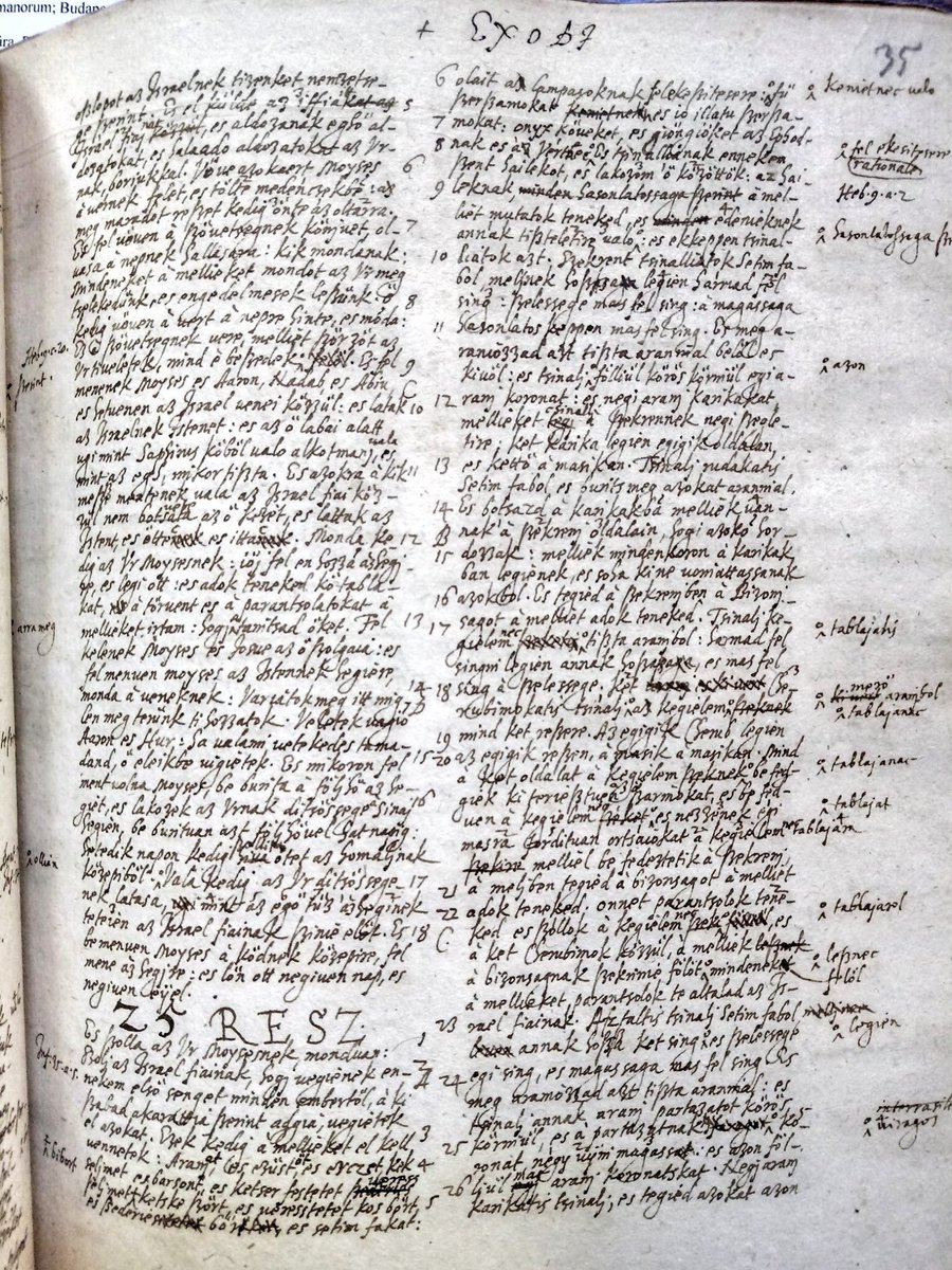eltekonyvtar's tweet photo. Káldi György bibliafordítása, amelyet az egyetem hittani karának másodéves növendékei köttettek be 1854-ben. Az ekkor keletkezett bejegyzés tanúsága szerint a mű a szerző eredeti kézirata. (Jelzet: A1)

#Sorokközött #betweenlines #biblia #Bible https://t.co/cgdYY3CrYs