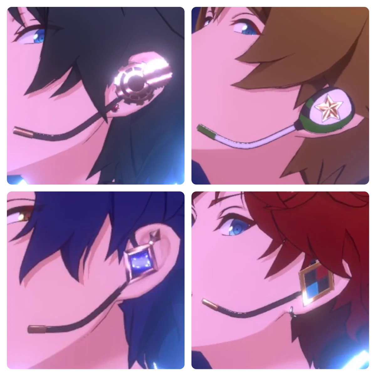 あんスタmusicで14ユニットのヘッドセットを並べてみました！