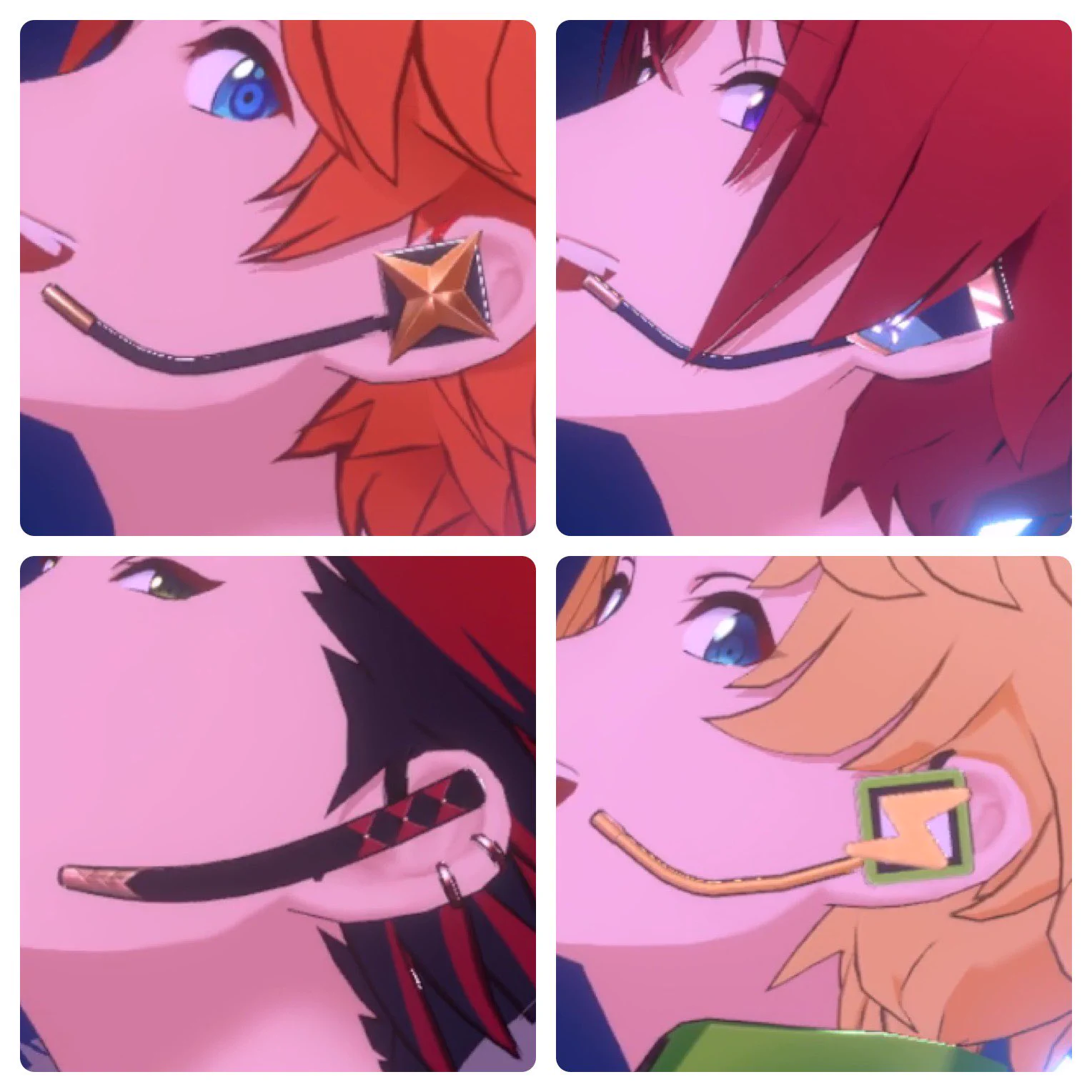 あんスタmusicで14ユニットのヘッドセットを並べてみました！