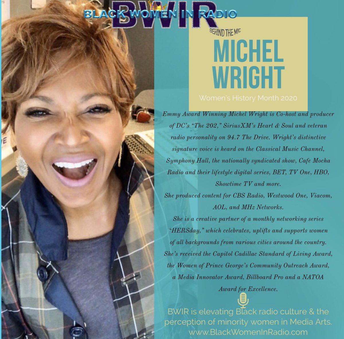 myspiritfitness's tweet photo. Highlighting BWIR pioneers, trailblazers and influencers for Women’s History Month while healing and overcoming social barriers. #BlackWomenInRadio  #WomensHistoryMonth  #Radio #women #blackwomen #bwir #michelwright #alfredas #angelayee  #kendrag https://t.co/5tQAH5kov2