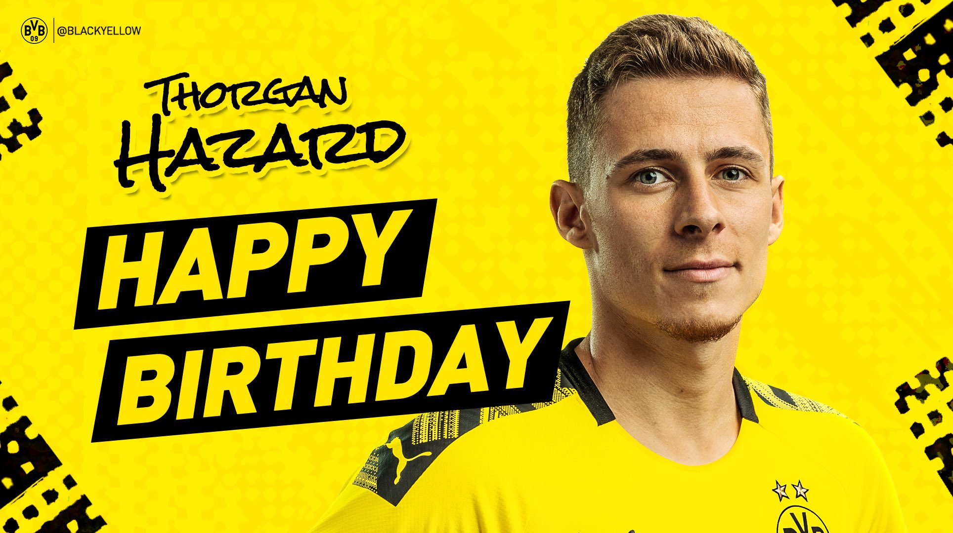 Happy Birthday to you, Thorgan Hazard! Have a great day and see you soon! 