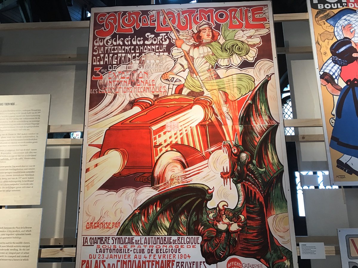Song_Thread's tweet photo. So before all this weirdness I love to explore places. Especially little places or exhibitions in Brussels.
I have a special love for Art Nouveau. There was a exhibition at the Grand Place about Art nouveau posters in Brussels.
What is your favourite part of Art History? https://t.co/gQyhjM913L