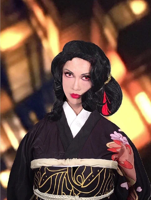叶恭子が鬼滅の刃のコスプレをした結果？迫力が凄いwww