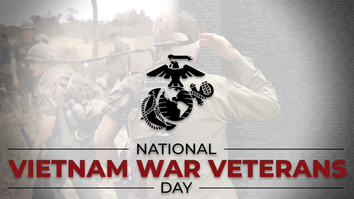 Today, we honor and remember those who fought during the Vietnam War.

Semper Fi, Marines