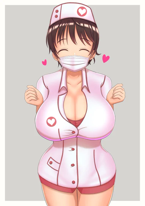 最初に何故かマスクつけてもらってたけど流石にないほうが可愛いので没 