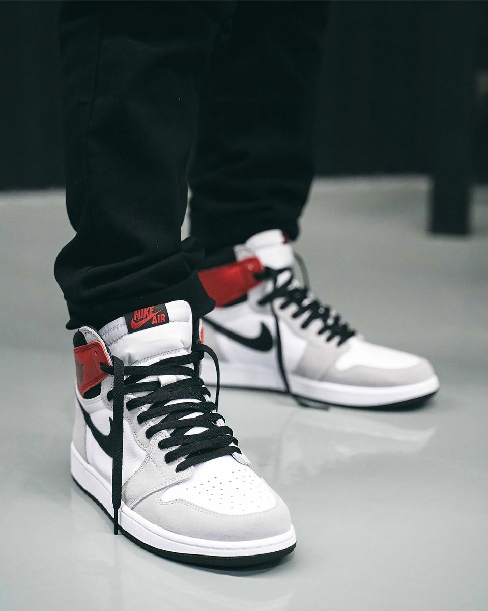 jordan 1 smoke grey high on feet