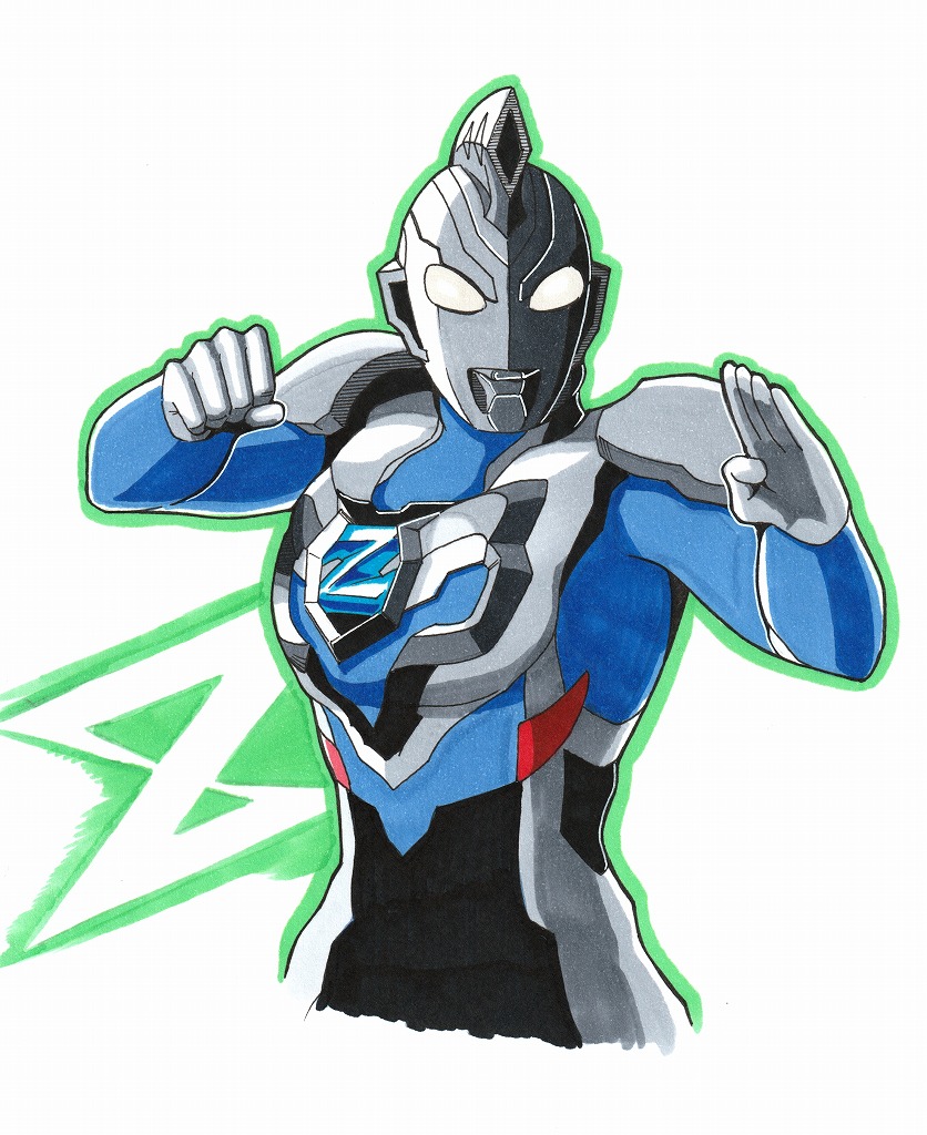 かわいい ウルトラマン ゼット イラスト