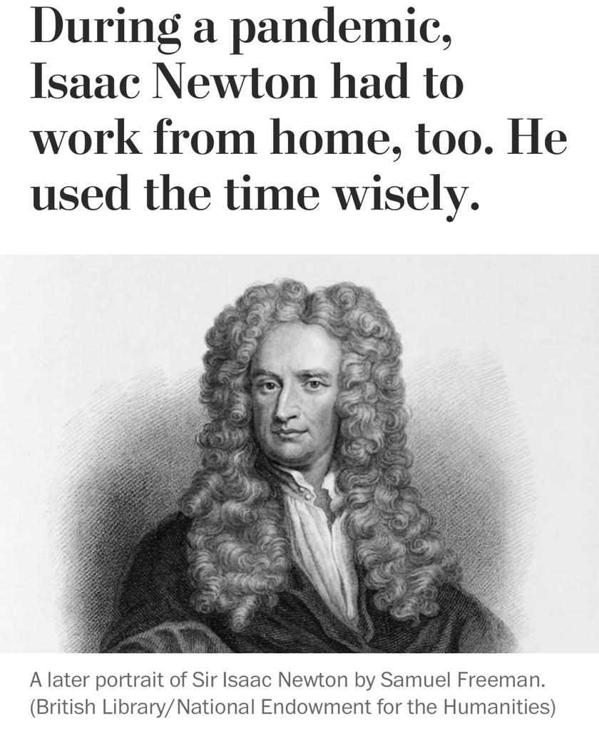 Isaac Newton Also Worked from Home During a Pandemic, Ended Up Discovering  Gravity - News18