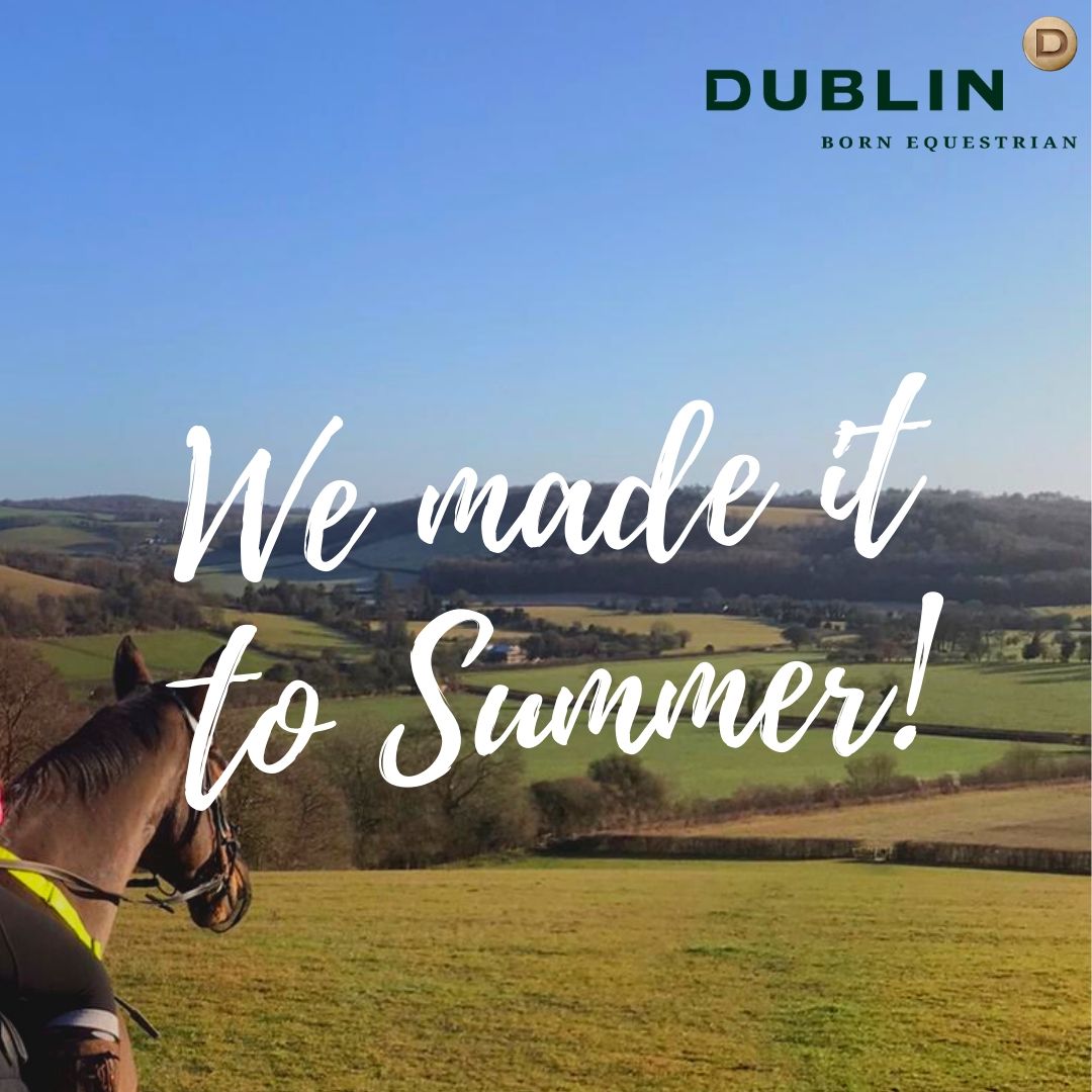 To all the equestrians out there... We made it!

The clocks have changed!

It is officially SUMMER! ☀️🌺