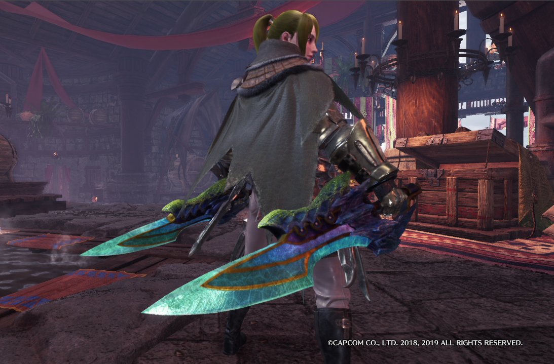 ｓｋ No Twitter 最近みつけた武器重ね着レシピ ベース 片刃型 炎妃 砕竜パーツ 驚くほどに噛み合ってるし びっくりするほど色鮮やか Mhwib