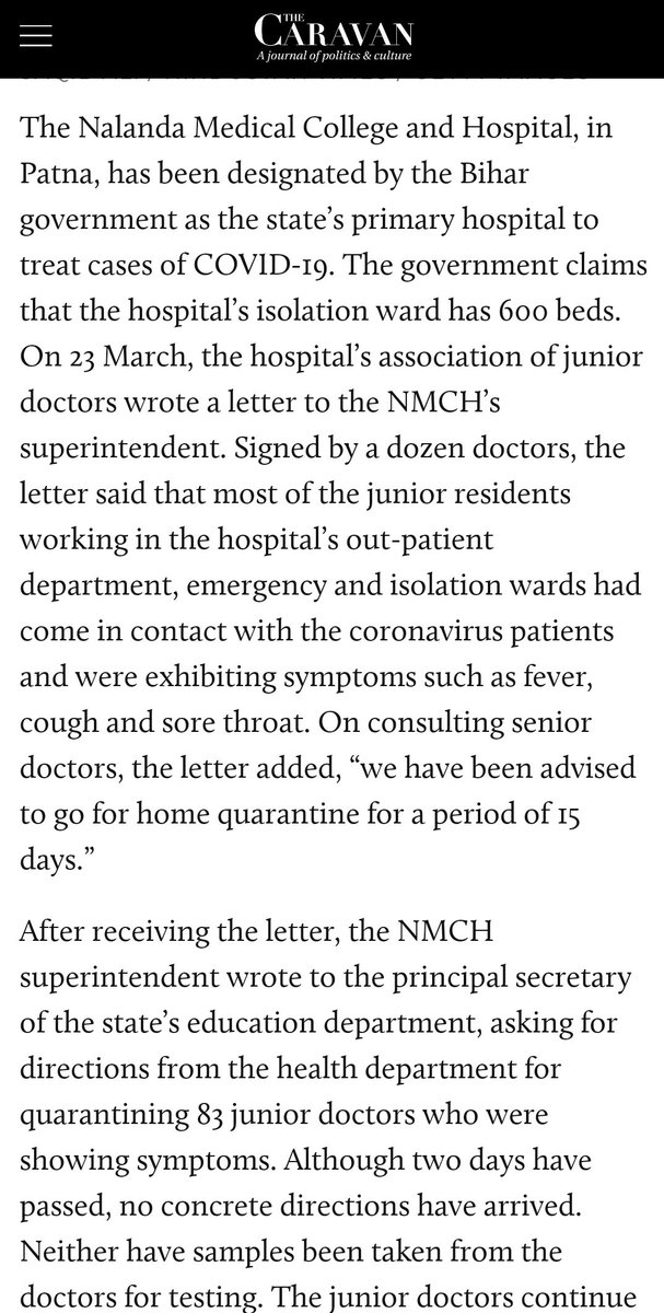 UnitedRda's tweet photo. Hon. (@NitishKumar)
Forcing doctors to work is not a way to treat. We request you to solve the issue rather then forcing students.
#CoronaUpdate #doctorintrouble #Covid_19 #speak4doctor #doctor4covid
@TwitterIndia @premiumbusiness @TwitterSupport @TwitterRetweets https://t.co/l0WL7lSSFZ https://t.co/JvMoarTRQm