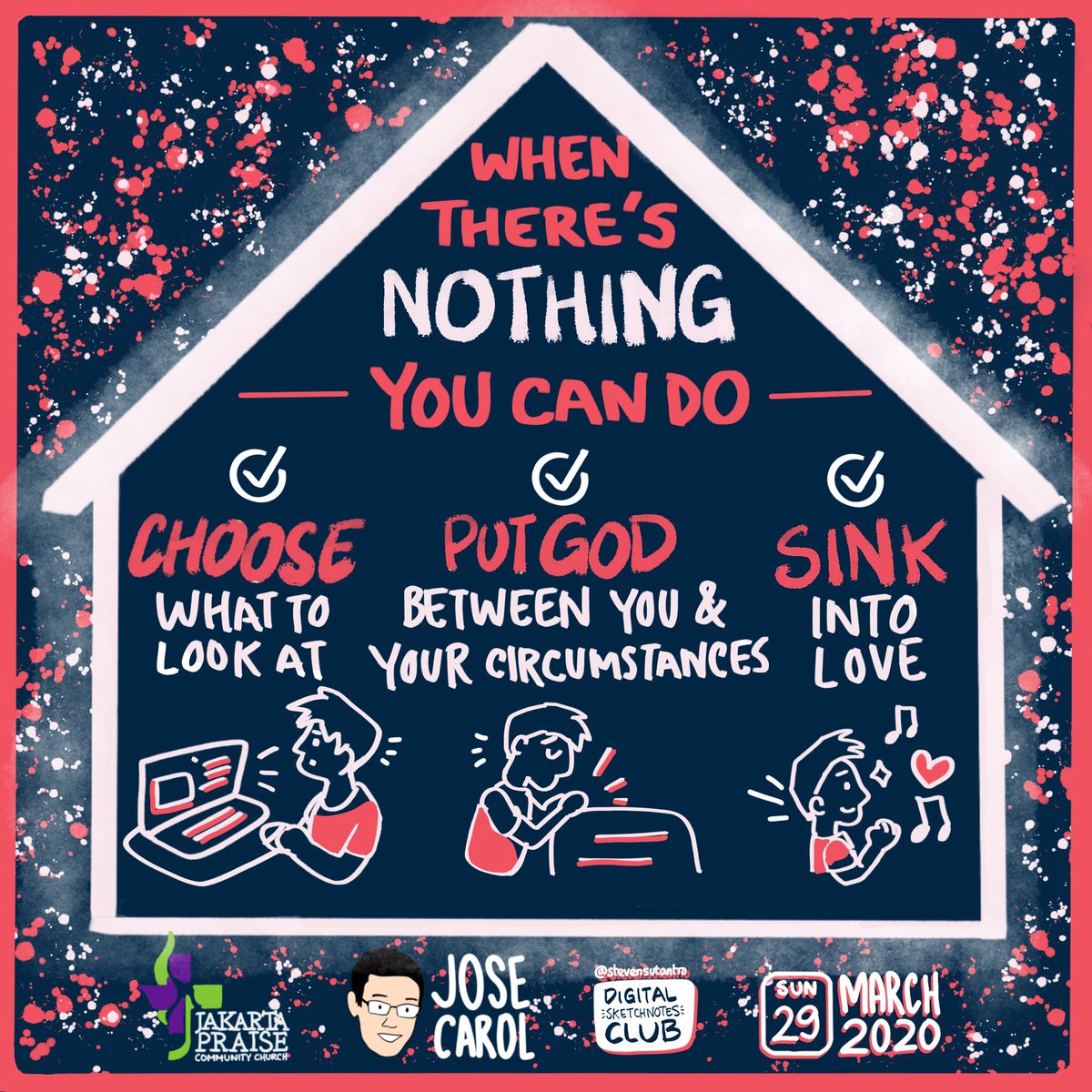 digisketchnotes's tweet image. “When There’s Nothing You Can Do.” - @josecarol - #StayHome #Sermon  #sketchnotes