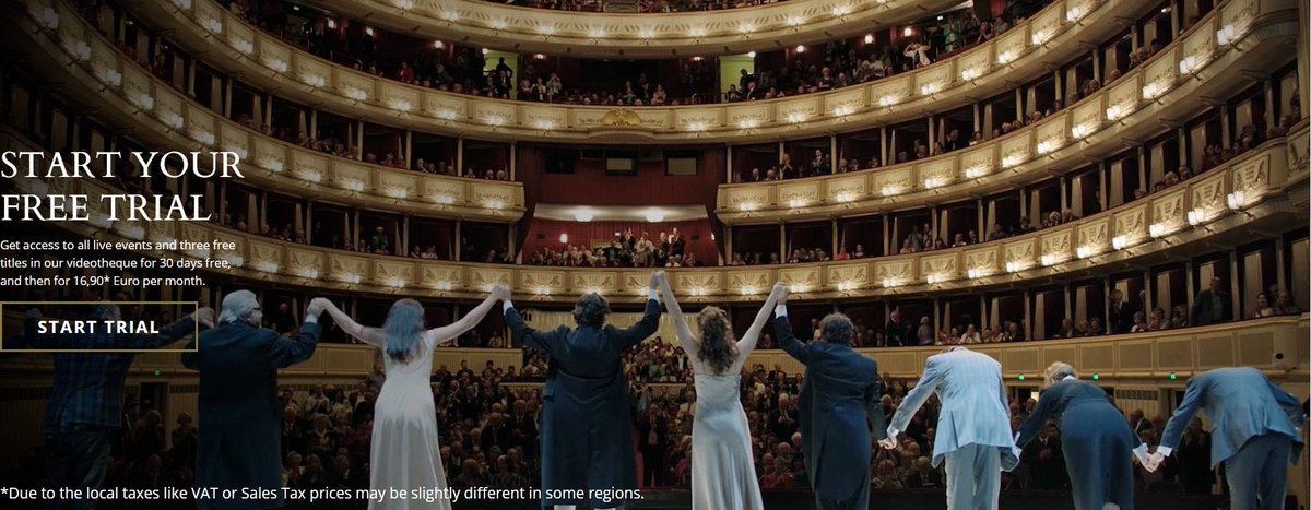 GoingOutAt's tweet photo. If you feel like "going to the #opera"  just, #stayhome! As an alternative, you can subscribe to the digital <Wiener #Staatsoper> on https://t.co/7gQUgS0Zi5

#GoingOutAt All about events in #Vienna 
Download the App for FREE > https://t.co/cPwJoP7kqf
 #art #livestream #corona https://t.co/p0TDMj1imZ