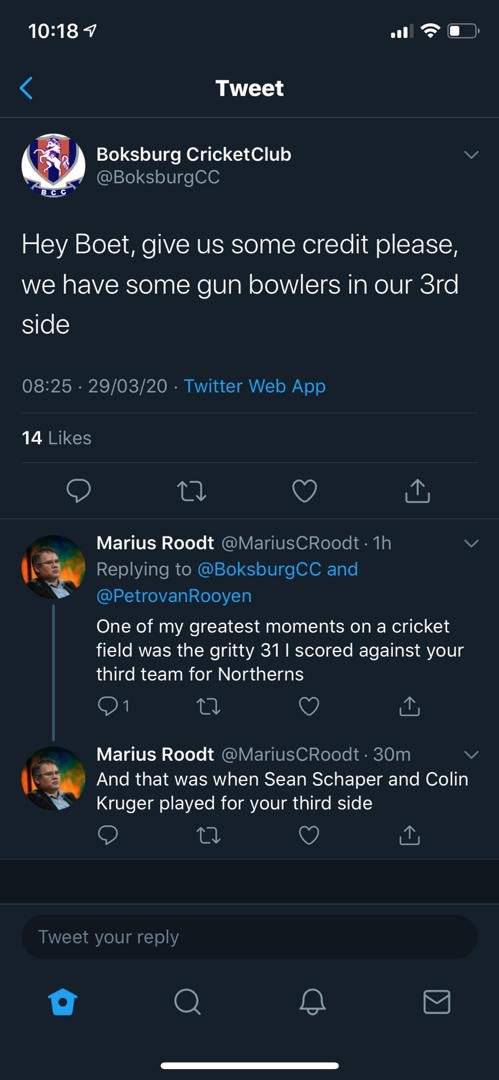 rickyrob8's tweet photo. @MariusCRoodt Ok won’t dwell on the past https://t.co/UiItkiOJeo