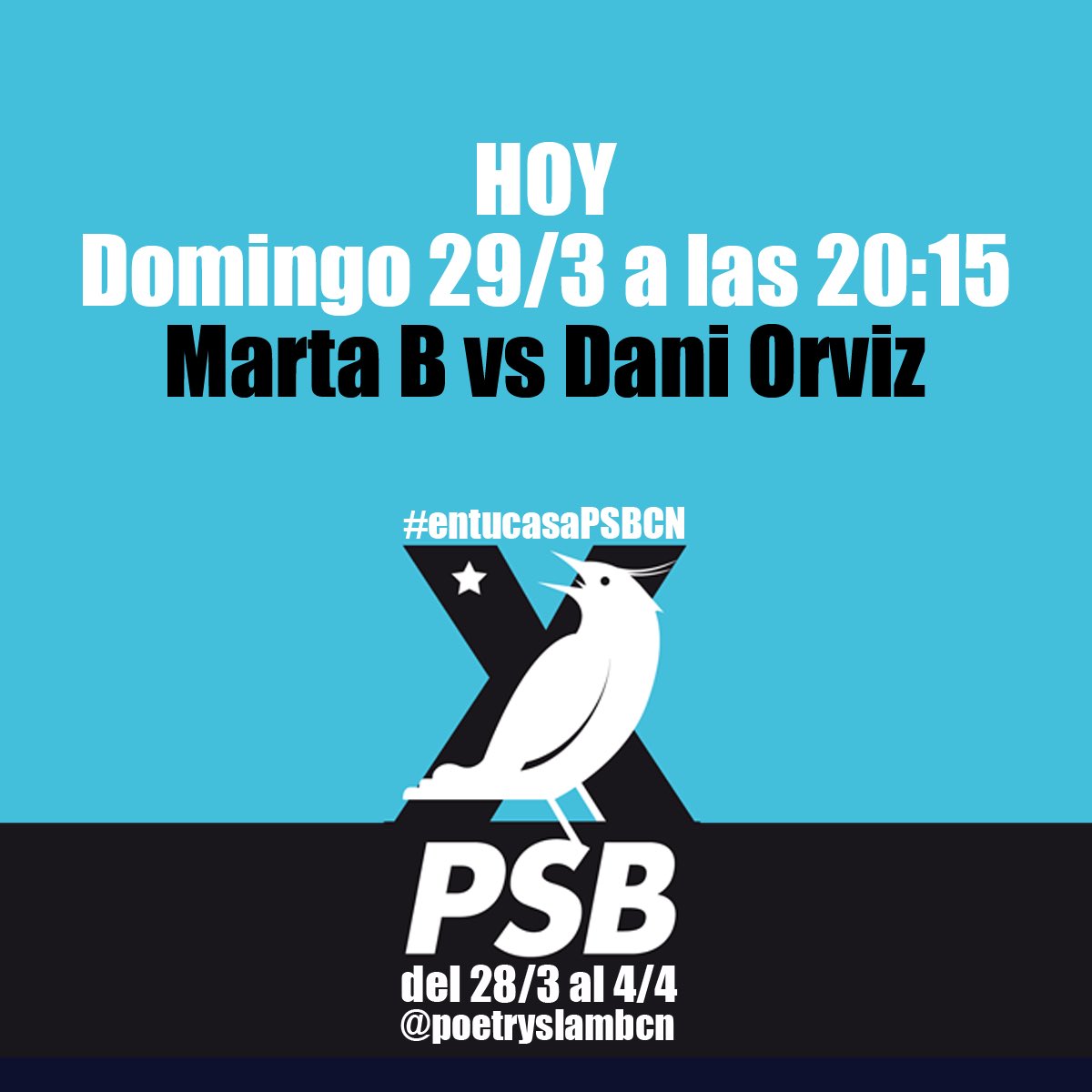 ¿Preparadxs? Hoy Marta B.vs Dani Orviz <a href="/leinadzivro/">Dani Orviz</a>  💣 💥 💯 +info instagram @poetryslambcn 😉