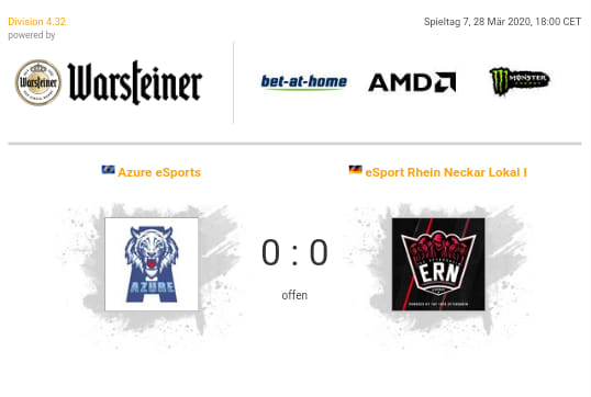 EsportsAzure's tweet photo. Letzter Spieltag Division 4.32!

Relegation Ja oder Nein?!

Die Entscheidung Heute!!!

🏆 @99DAMAGEde 
📅 29.03.2020
⏰ 20 Uhr
🆚 @esportrn_lokal 
🖥️ @fre33o: https://t.co/IvOoo9uWcm

#StayAtHomeAndStaySafe https://t.co/rH6TlQer4z