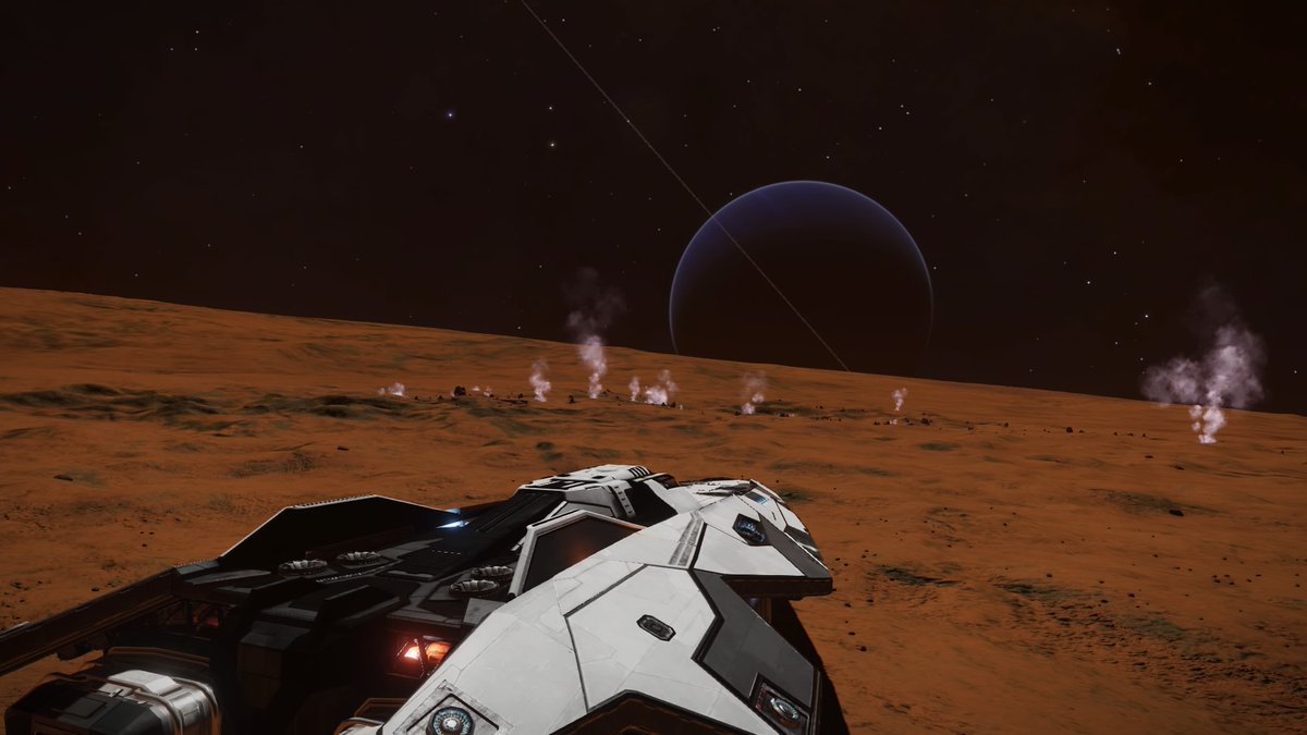 #space #Elitedangerous  #PS4share final view of this morning. One undiscovered gas giant