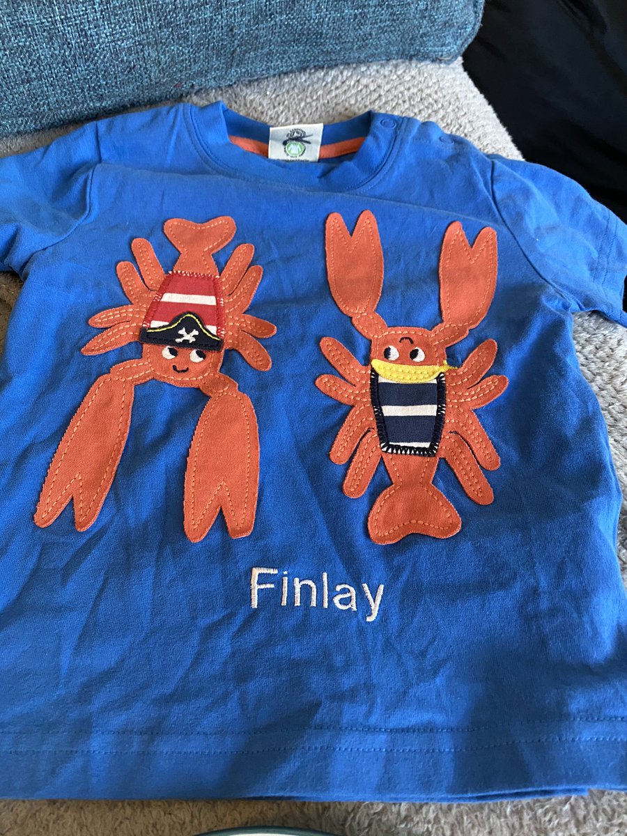 princess_me89's tweet photo. Hey @welovefrugi thank you so much for our warehouse bundle. We love it all. How do we remove the personalisation on this? Little one isn’t called Finlay but love the T-shirt!! https://t.co/oxW0P5byfu