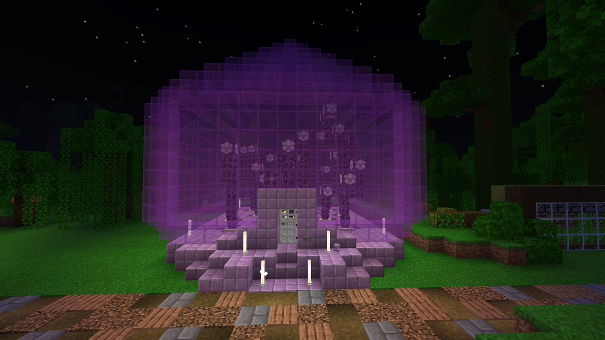minealexmine's tweet image. Chours Fruit “Purple House”
Is this to much purple?
I love the way this build glows at night.
-
#minecraft #minecraftfarm #minecraftbedrock #minecraftbuild #minecraftbuilds #chorusfruit #xbox #gamer #stayathome