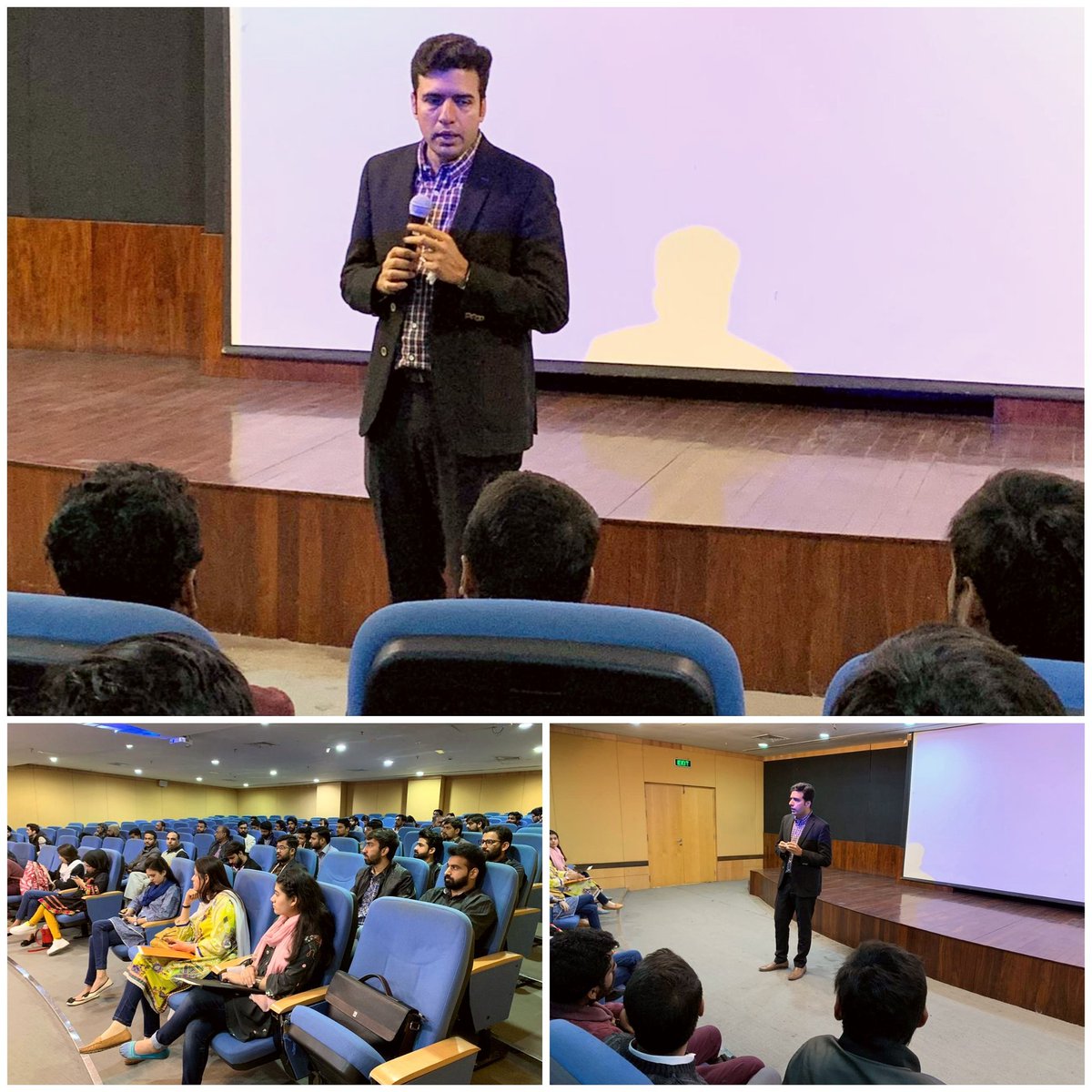 addoai's tweet image. President ADDO AI, Dr. Faisal Kamiran, answering questions and sharing his thoughts on the importance of hands-on experience in the field of computer science, at the student orientation day of the Prime Minister&apos;s Hunarmand programme.

#ADDOAI #AI #BigData