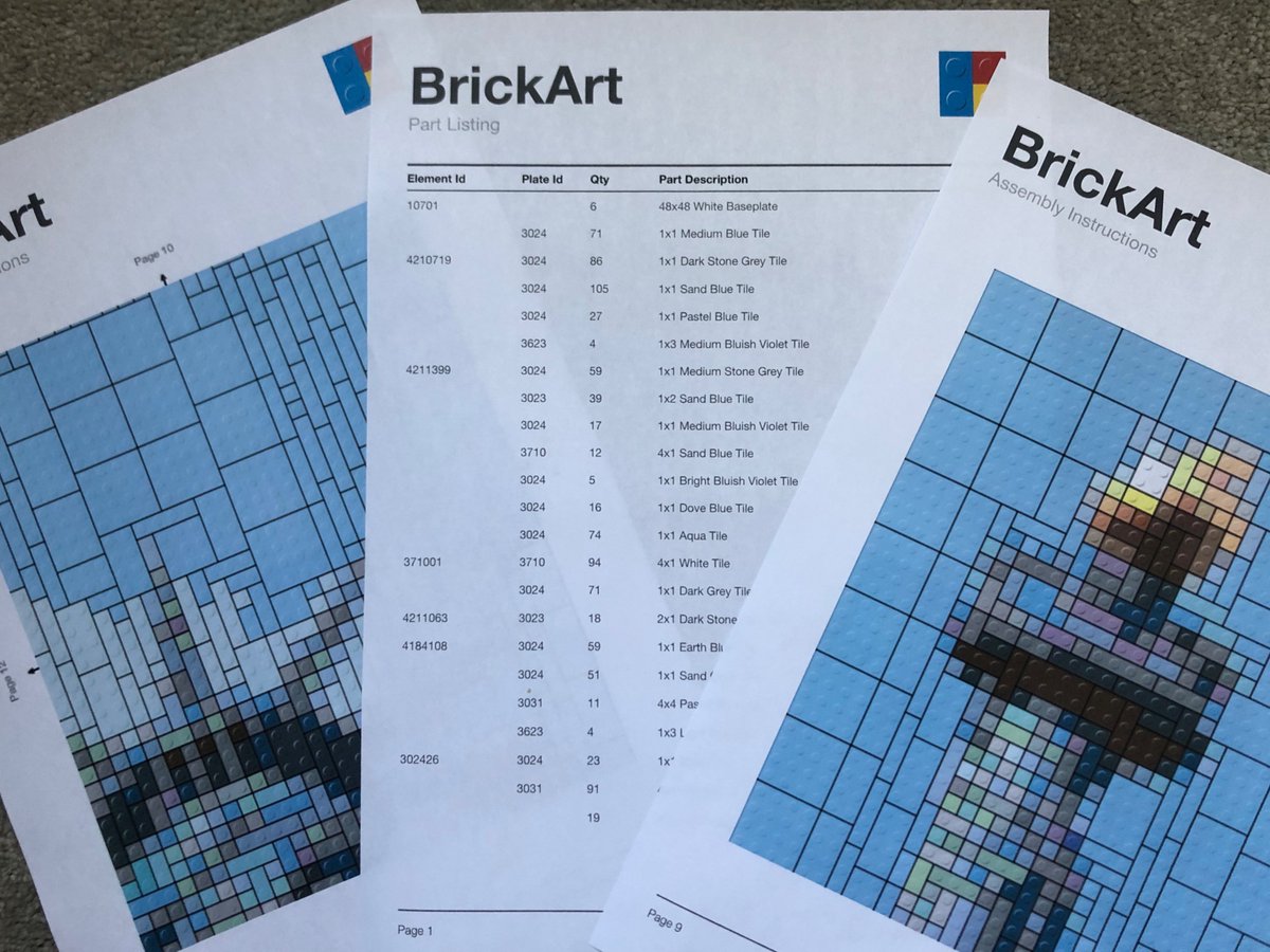 brickartapp's tweet photo. This is the output BrickArt produces with DETAILED instructions on what parts you need. Available on the App Store for a one off price: https://t.co/fgr5Oi5bBa @LEGO_Group #LEGO #legobuildchallenge #Legos #legobuildchallenge https://t.co/7DqHrt4Txq