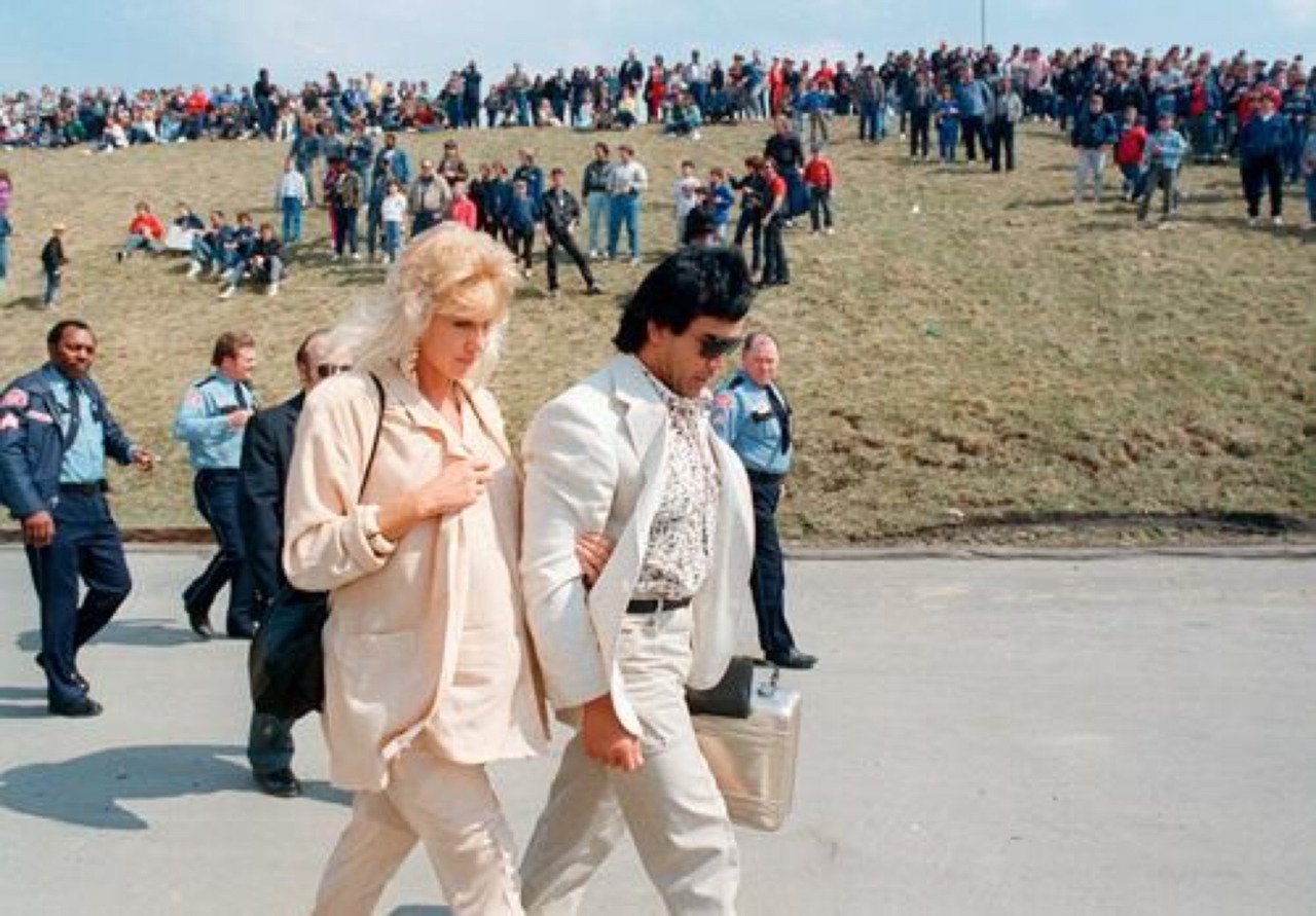 Allan on Twitter "Ricky and Bonnie Steamboat arrive for WrestleMania