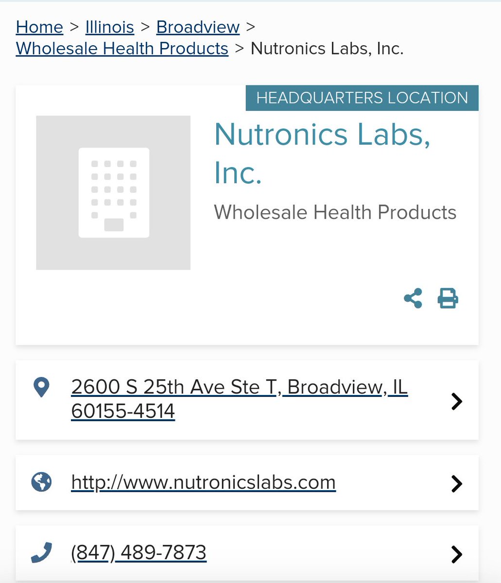 10) There are also two US locations for this company that I found. Illinois and Texas.