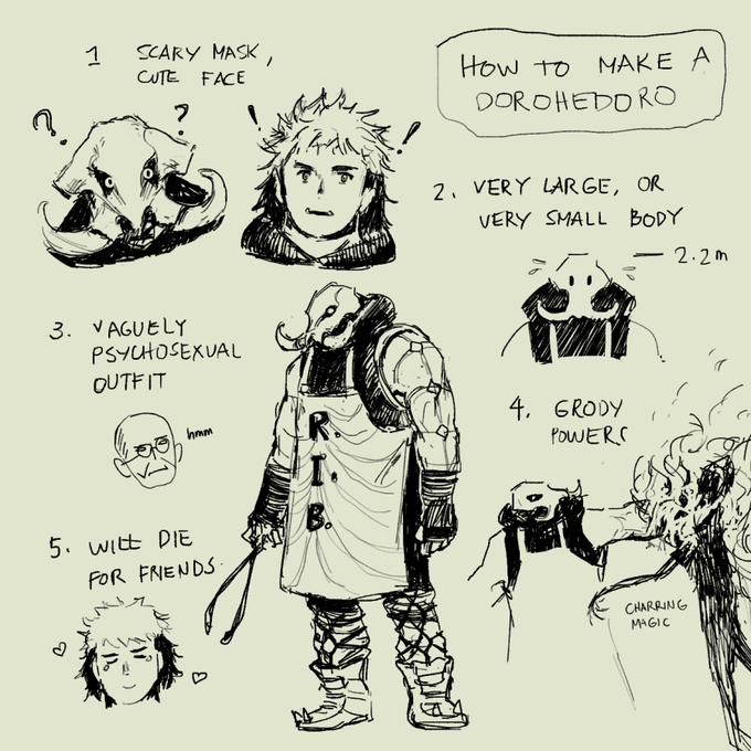 i actually haven't read through the whole thing so how accurate is this really
#dorohedoro #ドロヘドロ 