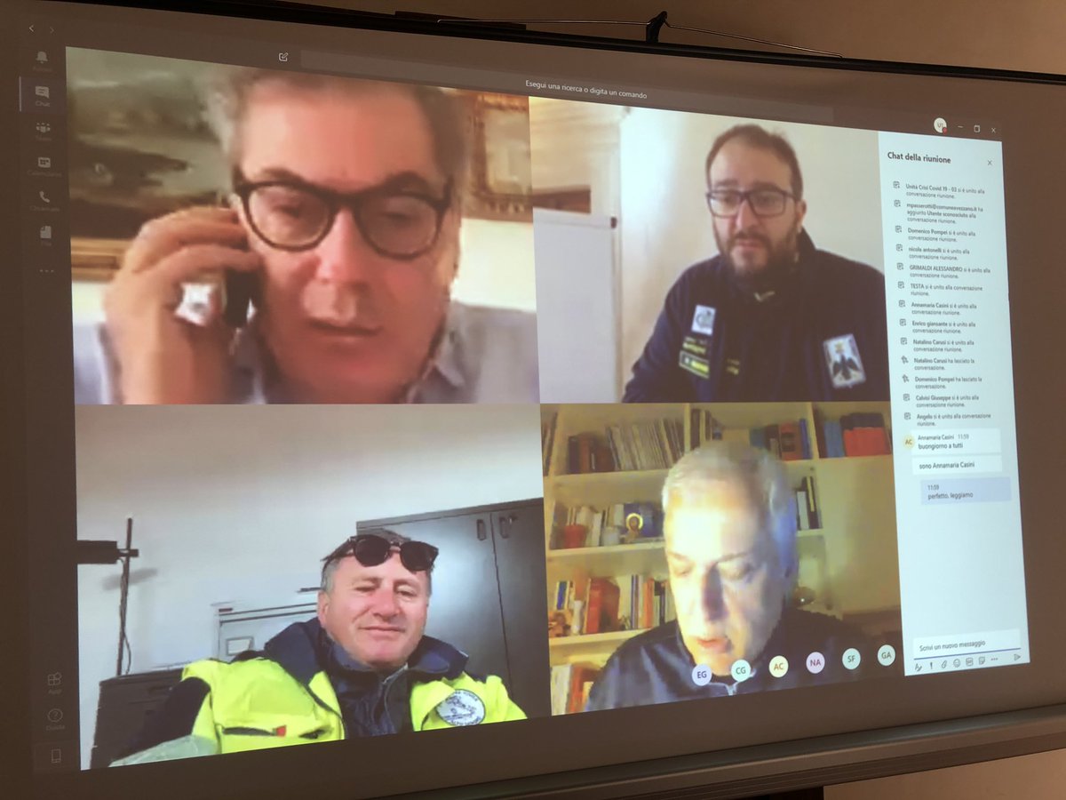 PierluigiBiondi's tweet photo. 🖥 Stamani siamo in #callconference con il Comitato ristretto dei #sindaci della Asl della provincia di #laquila.
#buongiorno a tutti e #buonadomenica
#emergenza #sanità #coronavirus #covid19italy #vincilvirus #iorestoacasa https://t.co/eIy2xuyLlF