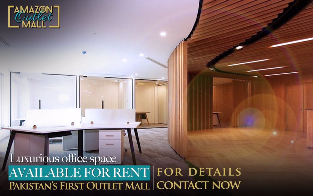 Amazon Mall Luxurious Office Space For Rent Grab This Opportunity Now For Details Call 0348 111 21 21 Or Inbox Us Your Contact Details To Know More About The Fastest