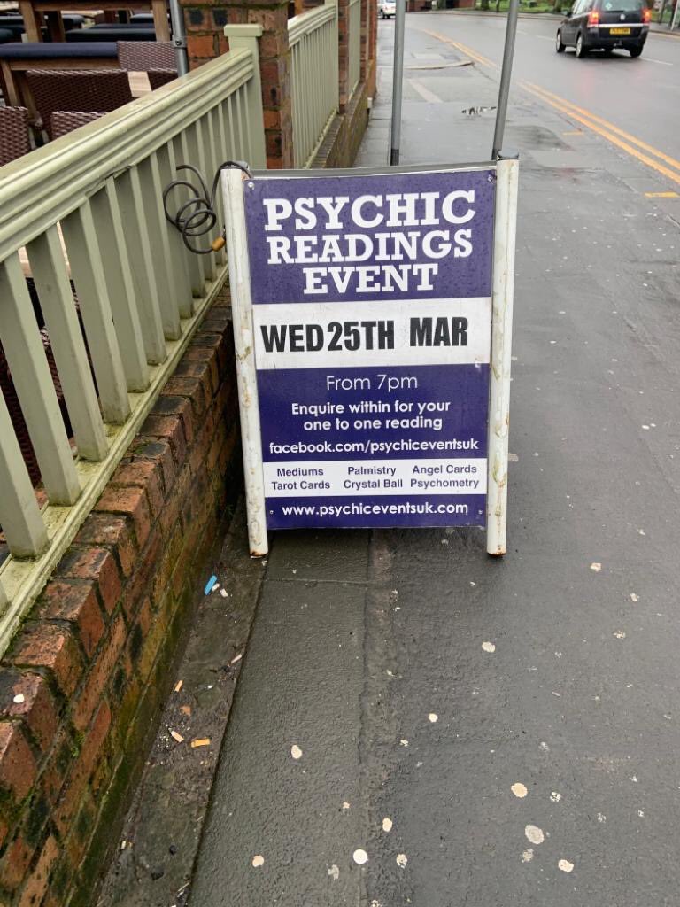 MiratechL's tweet image. Saw this sign outside my local pub. You’d have thought they would have seen this coming.