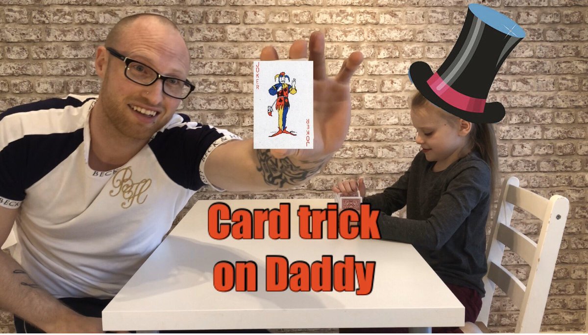 TheMadHouse_7's tweet image. Watch as McKenna-Rae shocks us with a card trick. While being stuck in she’s learnt this. Don’t forget to give us a like and share 👍🏻 #daddaughter #cardtricks #tricksforkids #themadhouse #kidsofyoutube                          youtu.be/SEkVf7bcfbE
