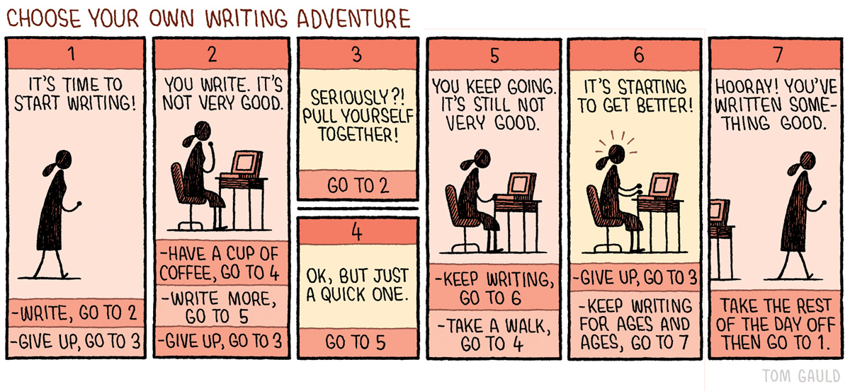 Choose your writing adventure tom gauld