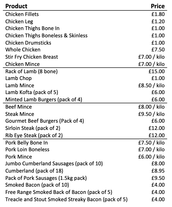 Porterfords's tweet image. We are taking orders for this week from Wednesday onwards but slots are going fast so get your order in soon.

We are also offering a 'Fish Box' along with any box purchased from us.

To place an order message us directly or email porterfords@aol.co.uk

porterfordbutchers.co.uk