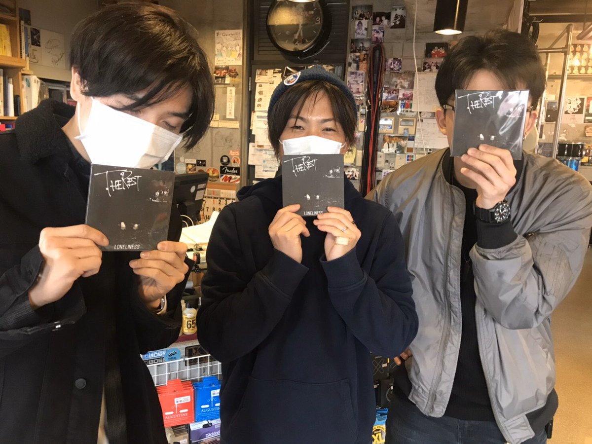 bob_kashima's tweet photo. THE REST
自主制作1st EP Loneliness
発売に伴い当店でもお取り扱いを開始しました。

1 Loneliness
2 IF.

2曲入り 500円（税込）

#THEREST #bob_disc #musicshopbob #ボブ楽器店 #鹿嶋 #鹿島 #kashima #茨城 https://t.co/i7CeD1u7fJ