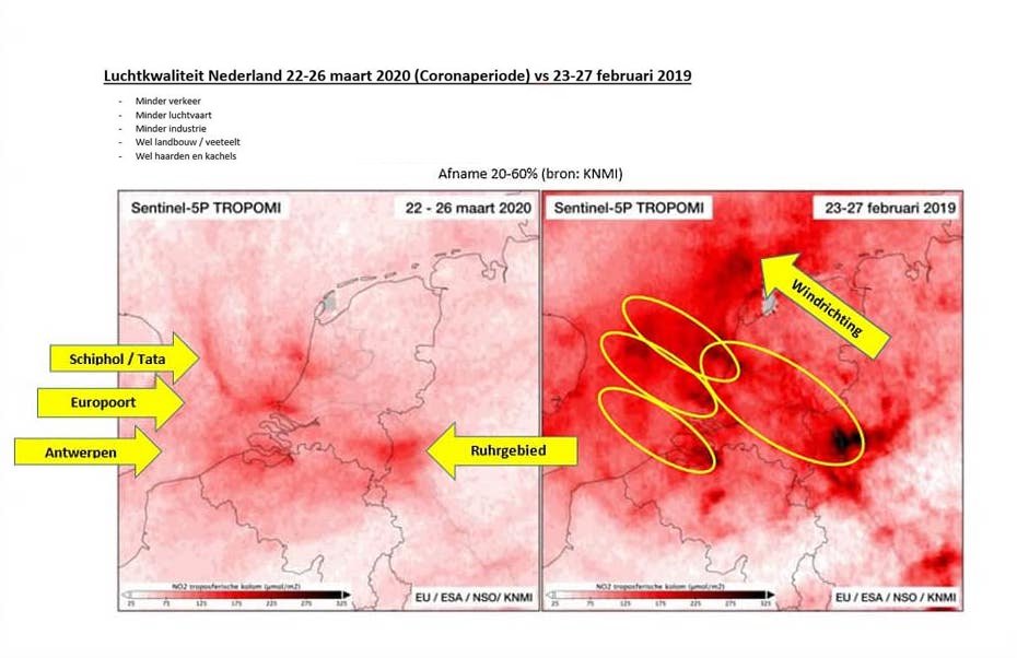 🇳🇱 Dutch Urban Index on Twitter "Air quality Netherlands with Corona