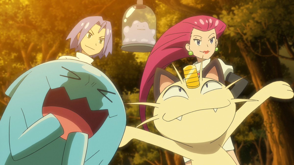 あいうえお ポチャ 第19話 今回はメタモンの話 変身が苦手でロケット団のところへ逃げた いろいろなポケモンに変身したけど失敗 変身を成功させるには緊張しないことが必要だとわかった その後メタモンを返すために身代金を要求 メタモンはその後