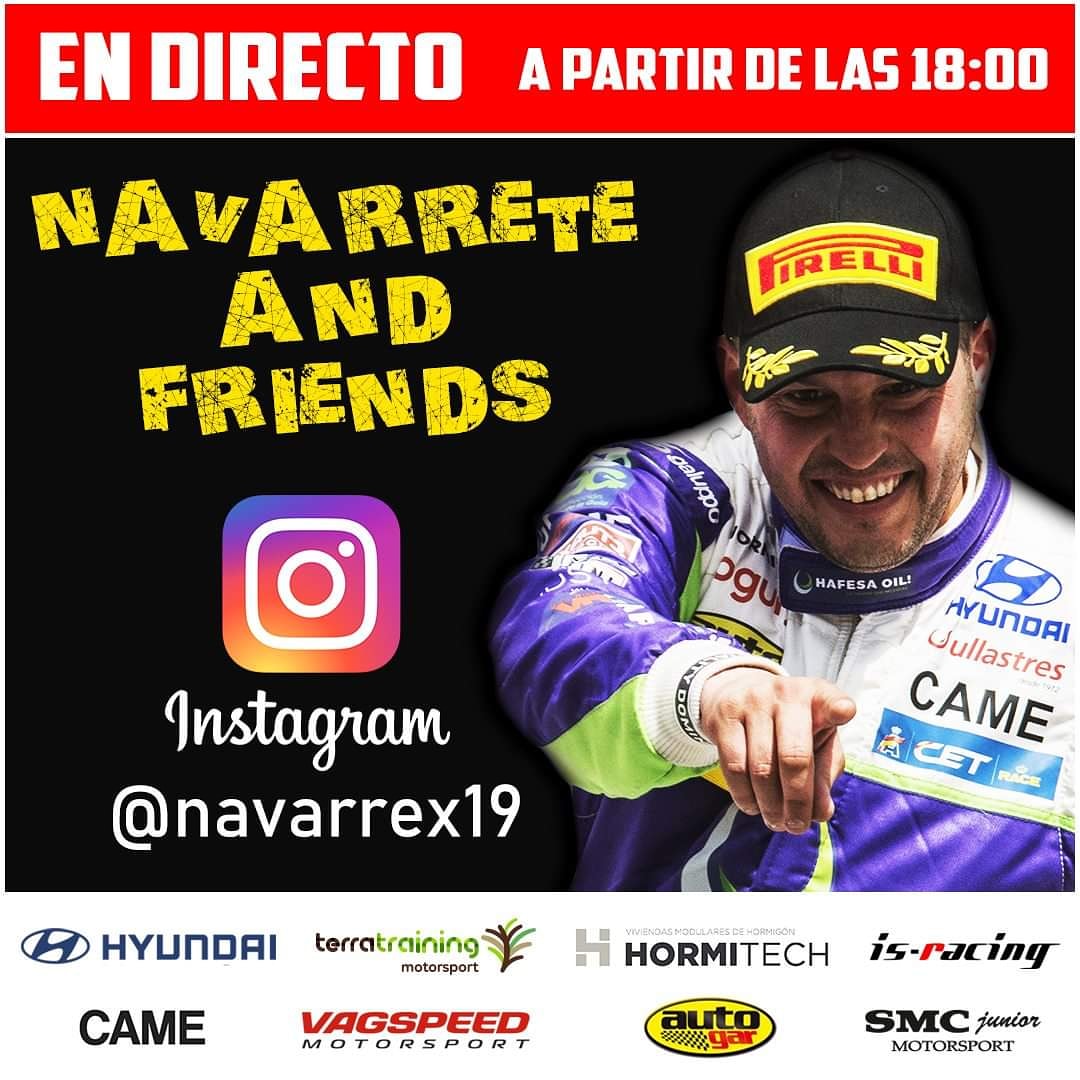 navarrexracing's tweet photo. Empezamos con las charlas Racing! Esta tarde a las 18.00 os espero en el directo de Instagram! https://t.co/wV1GcqeG5E