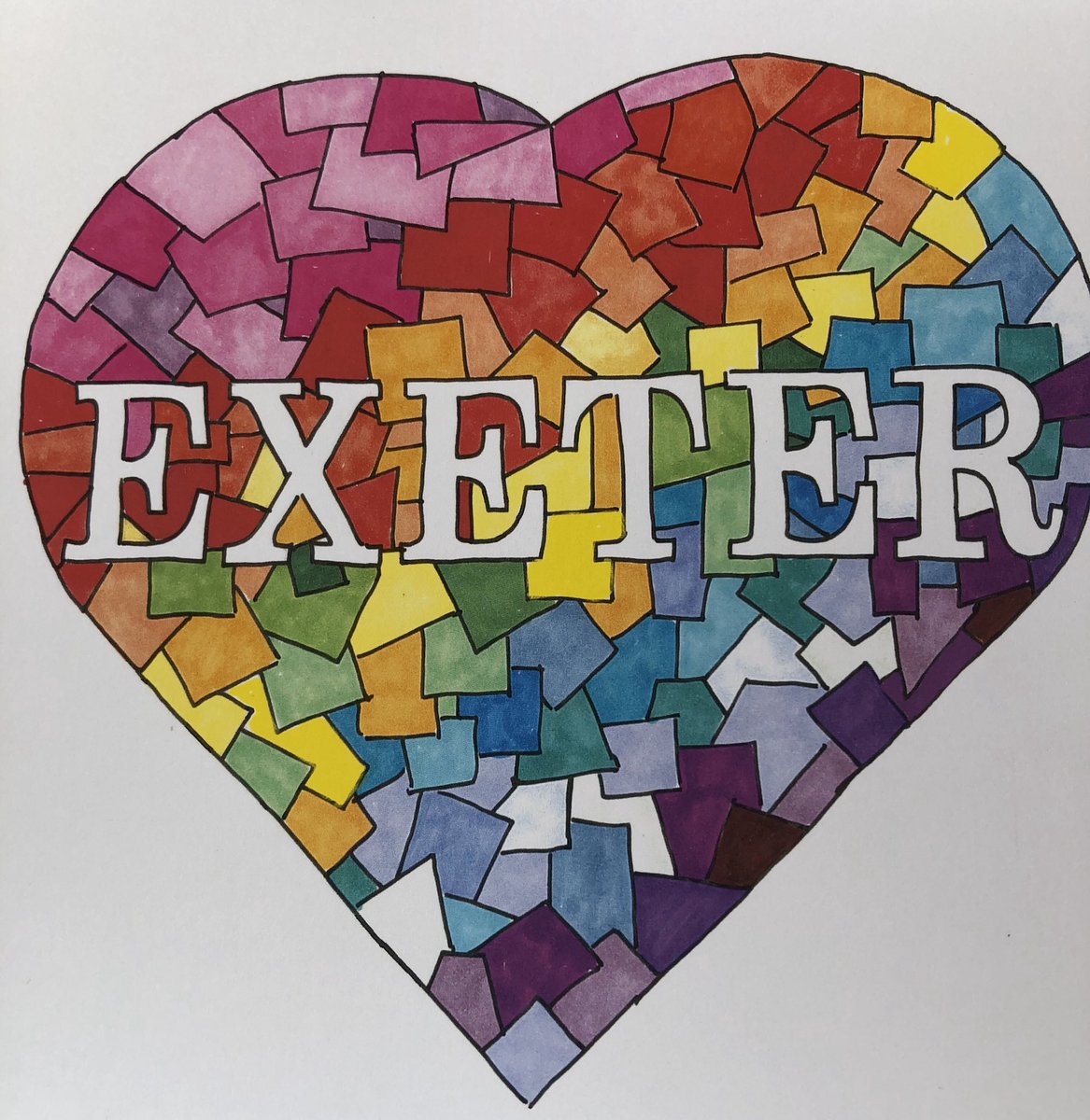 Stay safe everyone sending love to all and big thanks to all volunteers and staff working in various roles to help keep us all safe also supporting wellbeing here are some of our doodles!  @Exeter_Hour  #loveexeter <a href="/ExeterCouncil/">Exeter City Council</a>  <a href="/ExeterDaily/">Exeter Daily</a>