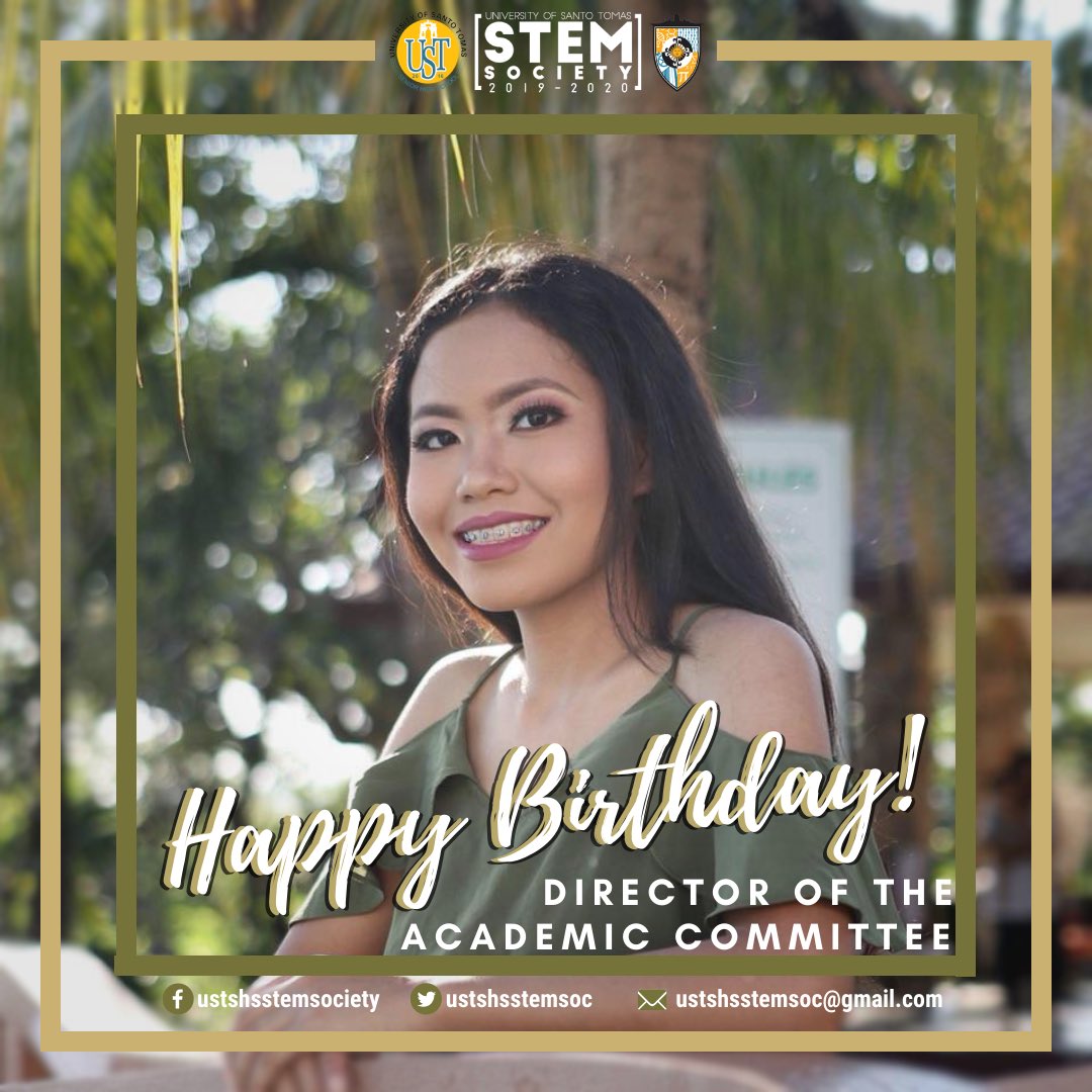 ustshsstemsoc's tweet photo. Today's her day!! Happy Birthday to our Director in the Academic Committee, Ela Alcantara! 🥳 Thank you for all your hard work for the society and in everything that you did. We wish you more happiness in the years to come! 

#ELAbyu 💛🖤
#STEMCakes 🎂 https://t.co/6IkCIXhROf