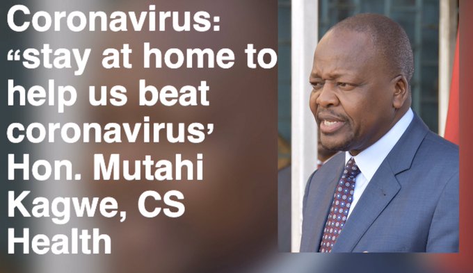 CS Mutahi Kagwe's rallying call to all Kenyans.