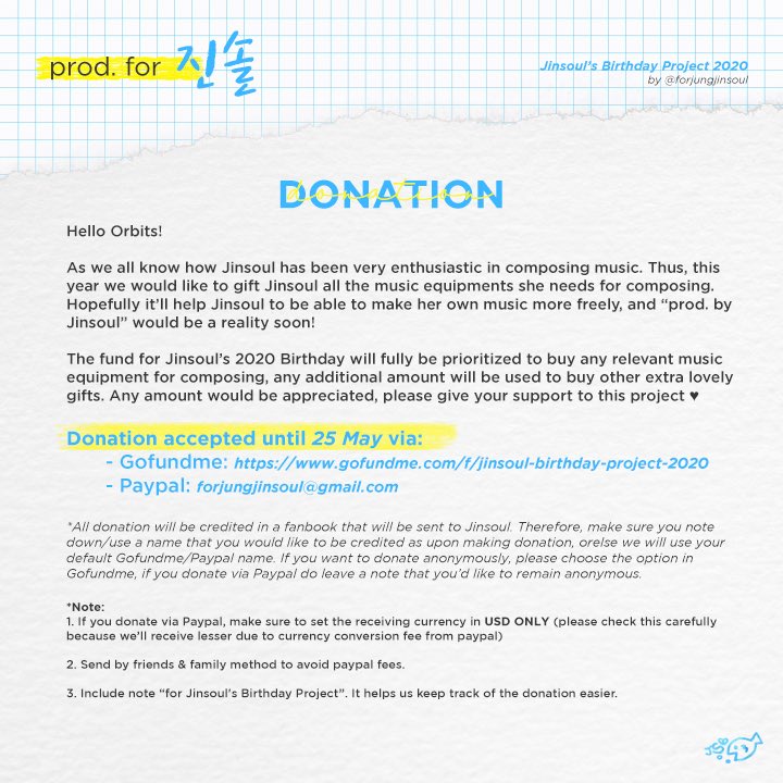 Fjjs Our Gofundme Page Paypal Forjungjinsoul Gmail Com T Co Chkwk5rleb