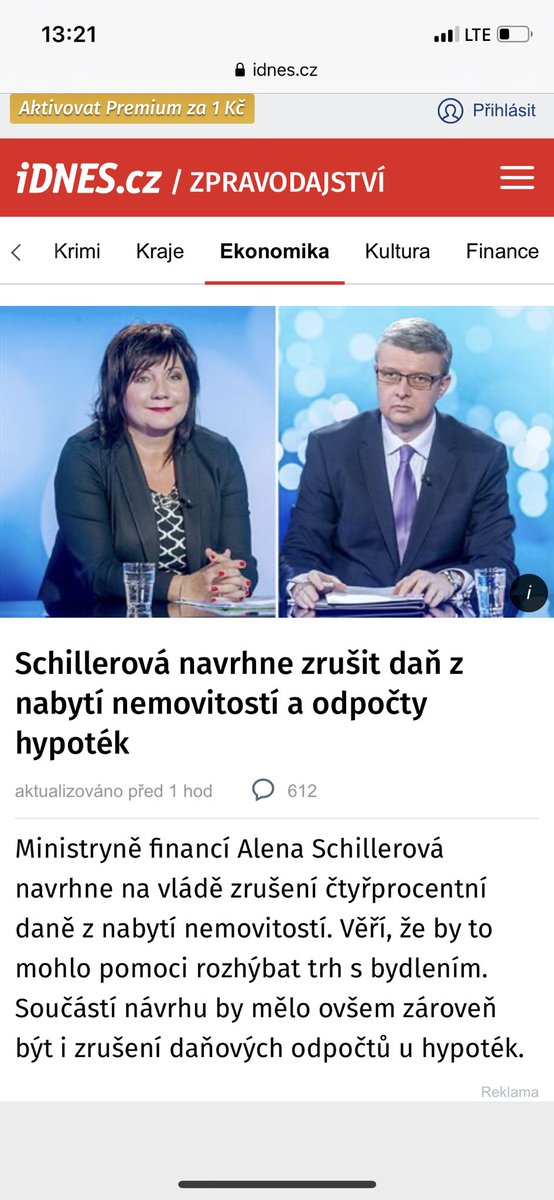 Takze ja si v roce 2019 koupil byt. Zaplatil tu nesmyslnou dan s tim ze se mi to vrati na danich za xy let a tedka se to ma zrusit? Tleskam @alenaschillerov #anonenilip